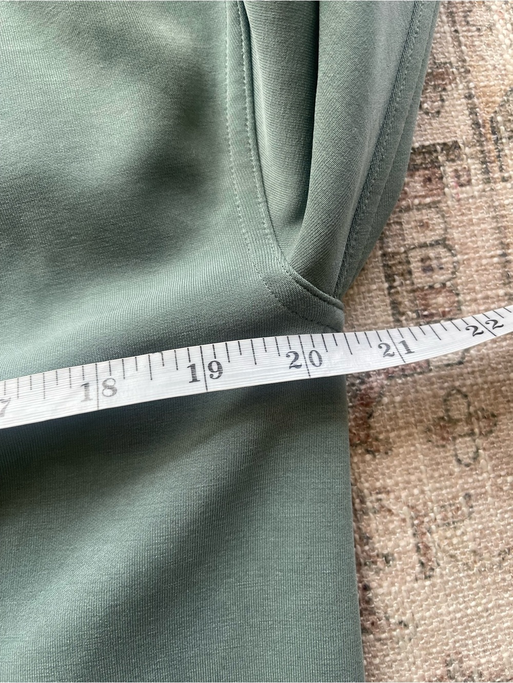 lululemon athletica Sage Green Half-Zip Sweatshirt Dress - Picture 6 of 9